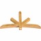 Ekena Millwork Alberta Rough Sawn Timber Gable Bracket, Western Red Cedar, 60"W x 35"H x 4"D x 4"F, 14/12 Pitch GBW060X35X0404ALB00RWR - alternate 2